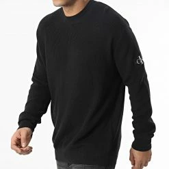 Bon marché 🤩 Pull 2619 Noir de Calvin Klein 😀