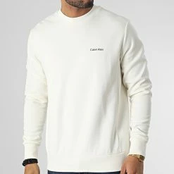 Bon marché 👏 Sweat Crewneck Micro Logo Repreve 9926 Beige de Calvin Klein ⌛ 6 Bon marché 👏 Sweat Crewneck Micro Logo Repreve 9926 Beige de Calvin Klein ⌛ -Calvin Klein Soldes Magasin calvin klein 348421 K10K109926 YAT 20221122T154821 03