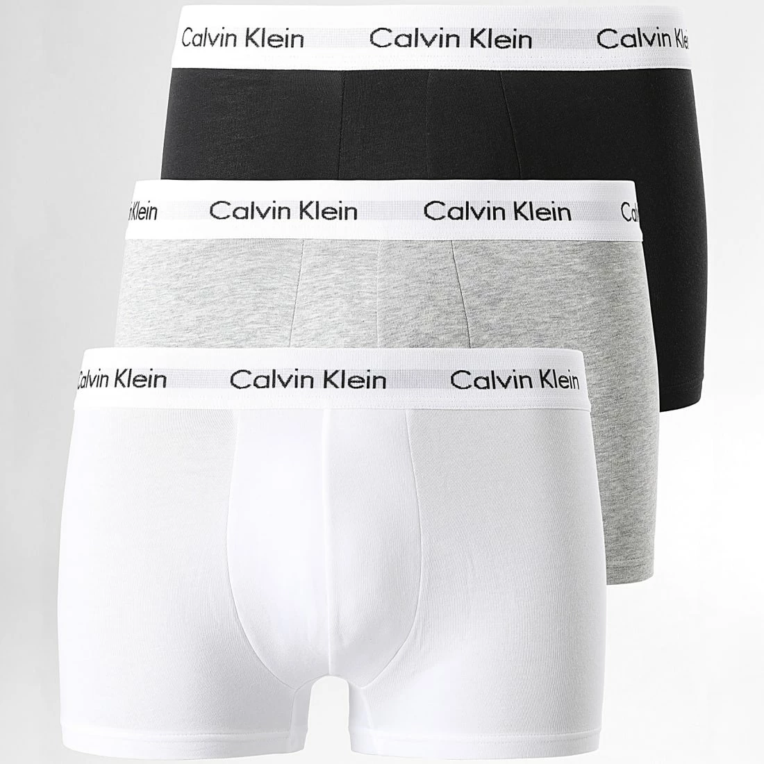 Acheter 🎉 Lot de 3 Boxers Coton Stretch U2664G Noir Blanc Gris de Calvin Klein 👏 1 Acheter 🎉 Lot de 3 Boxers Coton Stretch U2664G Noir Blanc Gris de Calvin Klein 👏