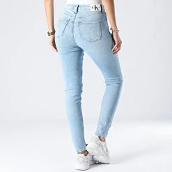 Acheter ✔️ Jean Skinny Femme 9696 Bleu Wash de Calvin Klein ✨ -Calvin Klein Soldes Magasin none 328736 J20J219696 1AA 20220719T150814 04