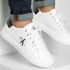 Grosses soldes ❤️ Baskets Classic Cupsole Laceup Low 0491 Bright White de Calvin Klein ✨